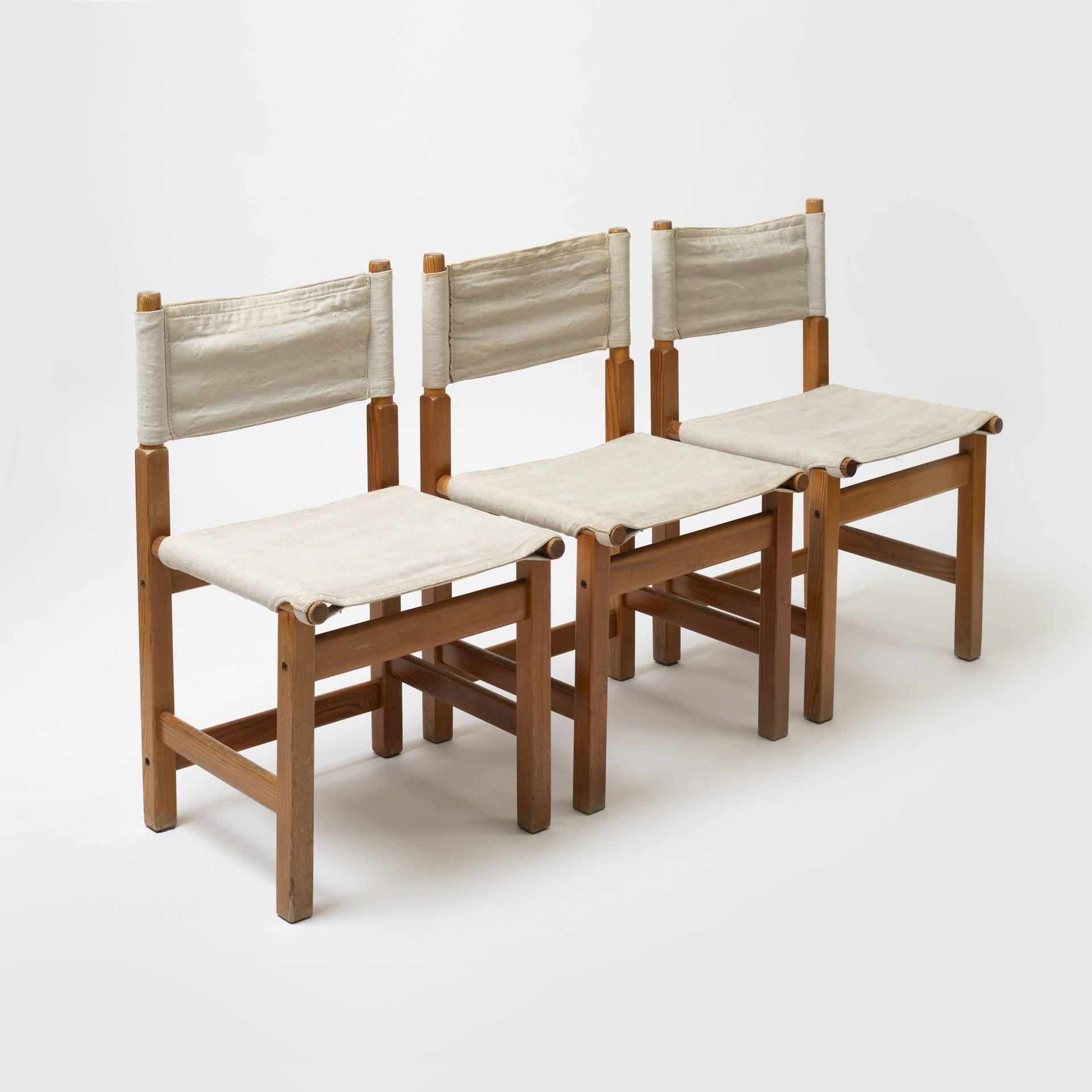 Set of 3 rare dining chairs 'Kotka' by Tomas Jelinek for Ikea, 1980s