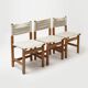 Set of 3 rare dining chairs 'Kotka' by Tomas Jelinek for Ikea, 1980s