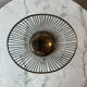 Elegant vintage design silver-plated wire planter