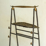 Jean Jacques Argueyrolles, clothes throwers and pockets in patinated welded iron