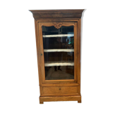 Louis Philippe display case in 19th century walnut
