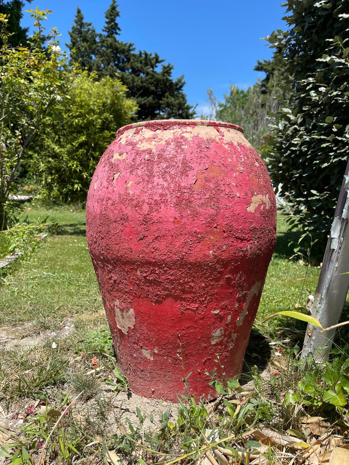 Terracotta pottery jar