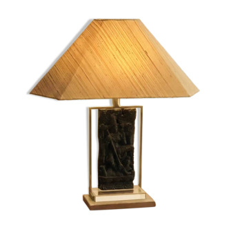 Sculptural Lamp "Pagoda" by Claude de Muzac – 1970s