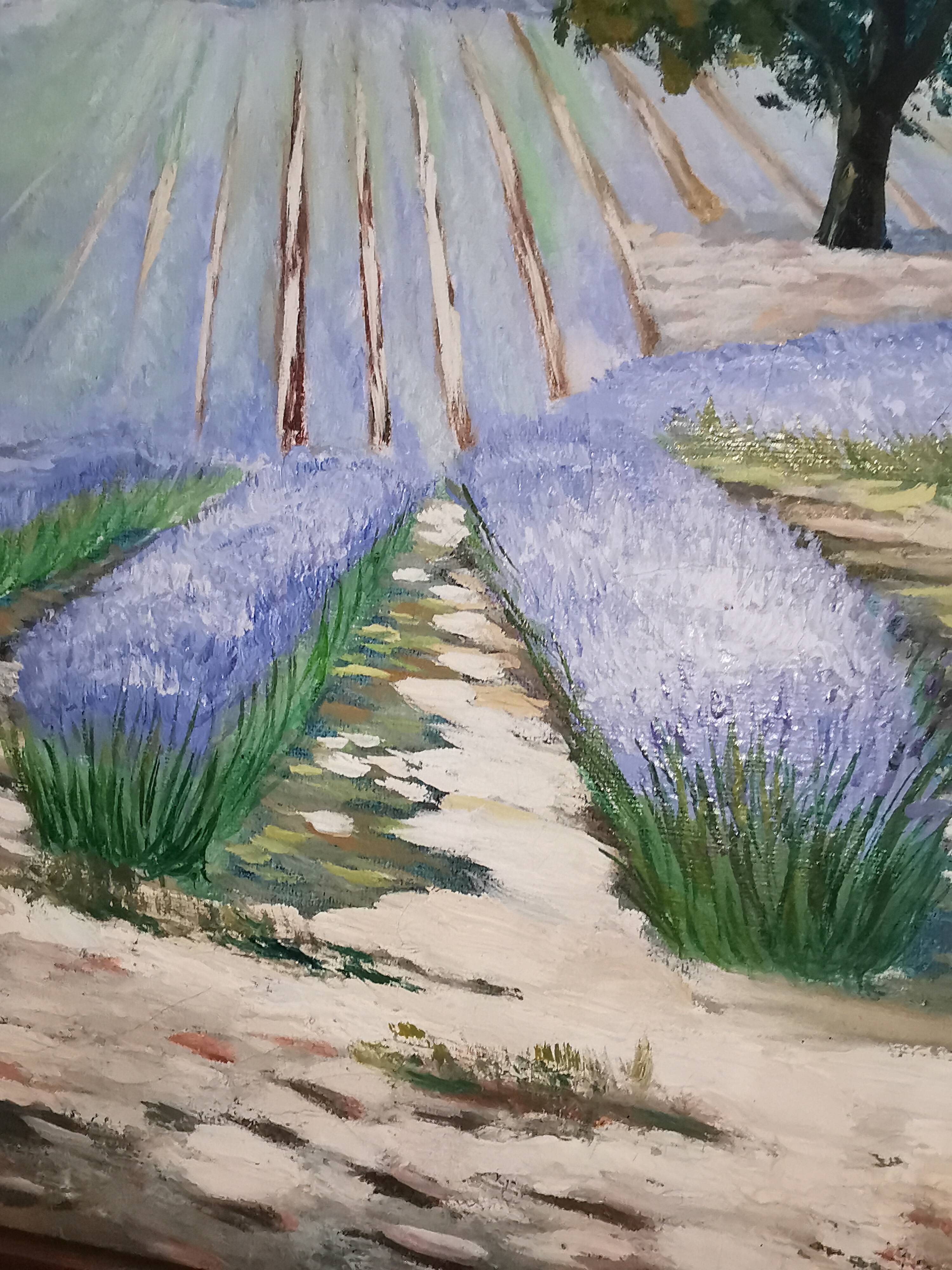 Provençal watercolor signed