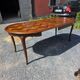 Extendable table in Louis XV style in oak (2 extensions)