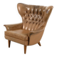 Fauteuil à oreilles vintage