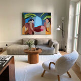 Acrylic painting 100x81cm colorful