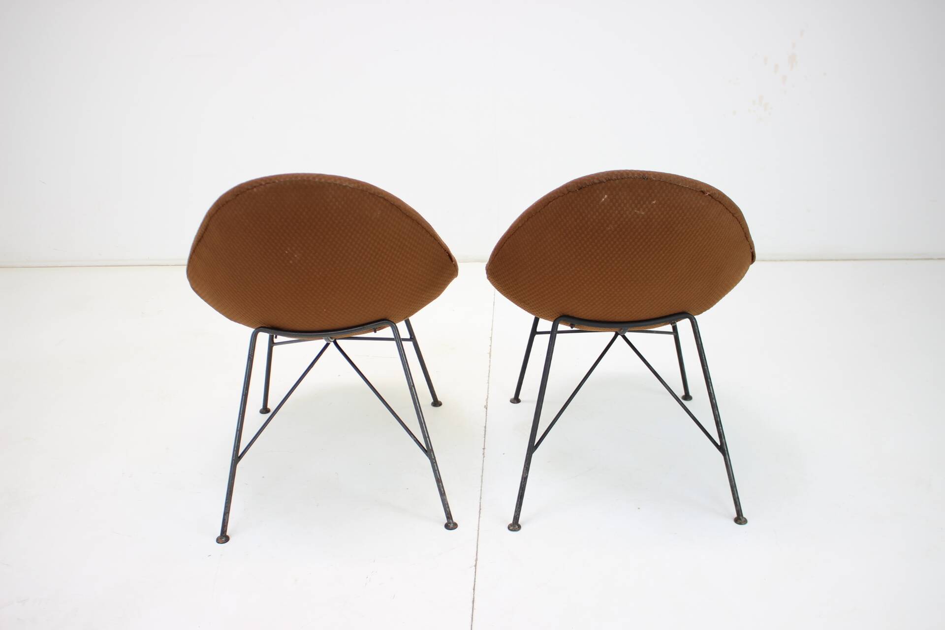Chaise Shell des années 1970, Set de 2