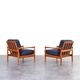 Mid-Century Oak Kolding Armchairs by Erik Wørts for IKEA, 1960s, Set of 2