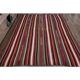 1970s vintage Turkish Oushak handmade wool cotton red area rug 170x270