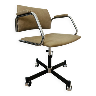 Vintage Beige Office Chair by Kovona 1980’s
