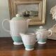 Coffee pot, sugar bowl and milk jug KG Lunéville Regency model