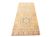 Mustard Yellow Neutral Turkey Vintage Carpet For Bedroom, 75x170 Cm