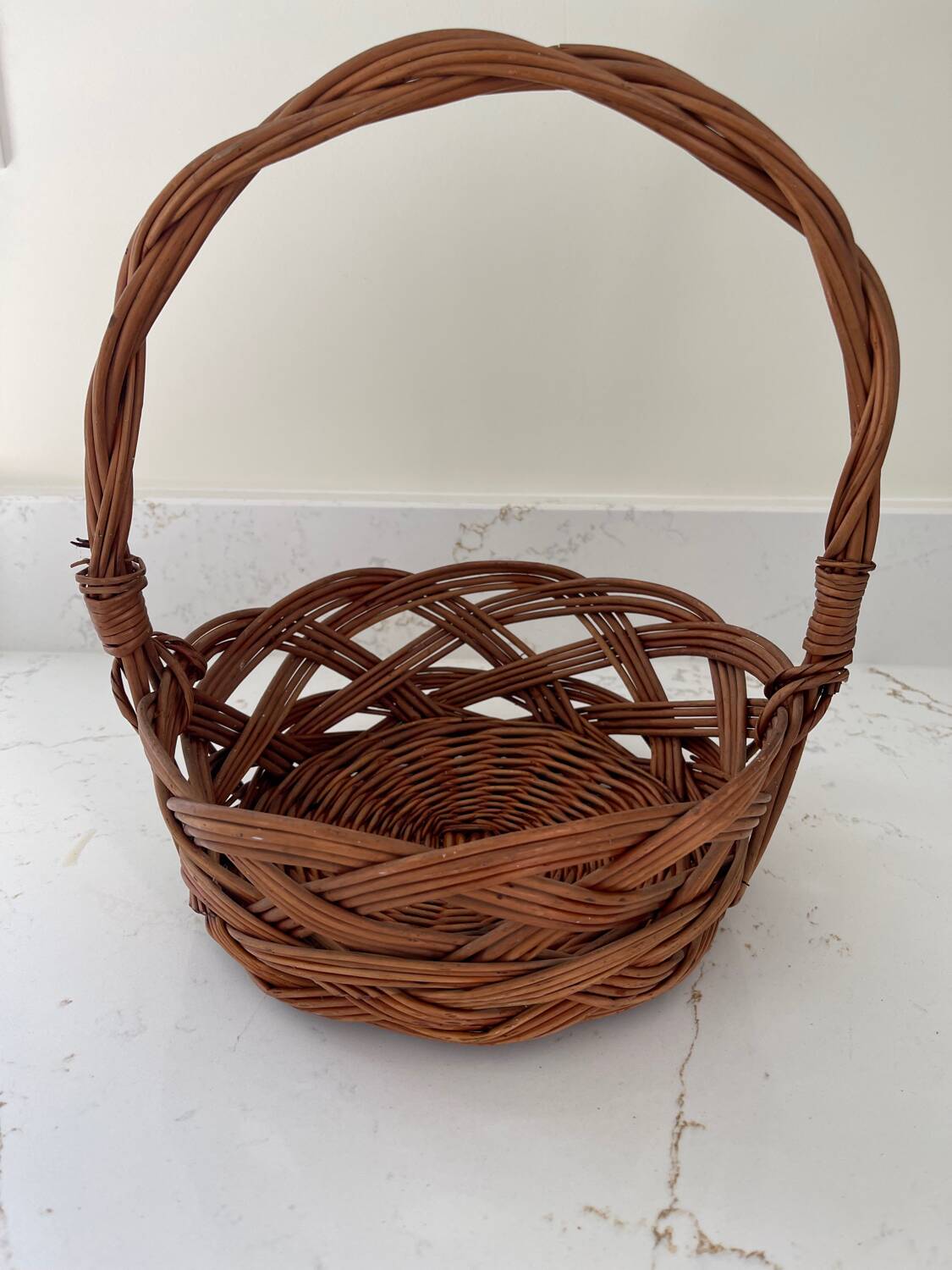 Vintage wicker basket