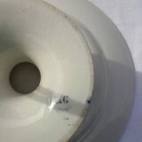 Dish on earthenware pedestal by KG Lunéville monogram L diam. 22 cm