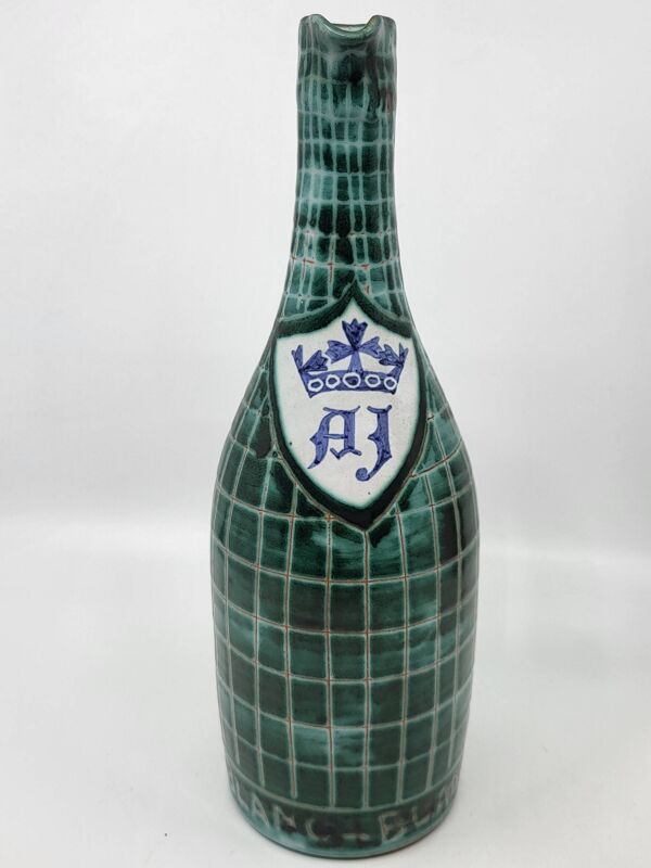 Bouteille Robert Picault en céramique Francaise Vallauris Côte-d'Azur 1950