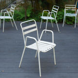 Suite de 4 fauteuils de jardin Emu
