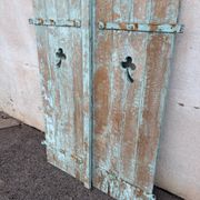 Green decorative shutters