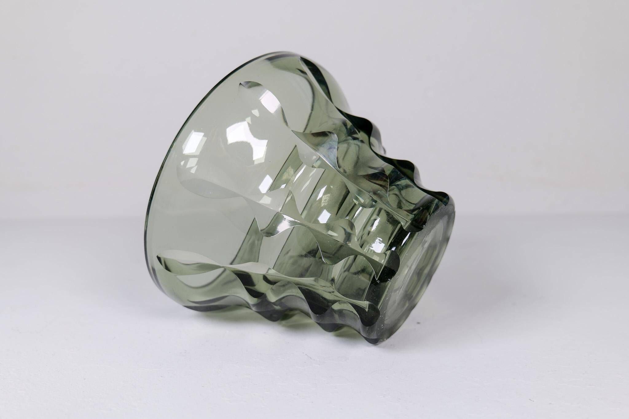 Bol en verre Art déco Suède 1930s