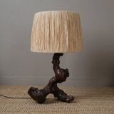 Lamp base vine base decoration countryside brutalist folk art handmade