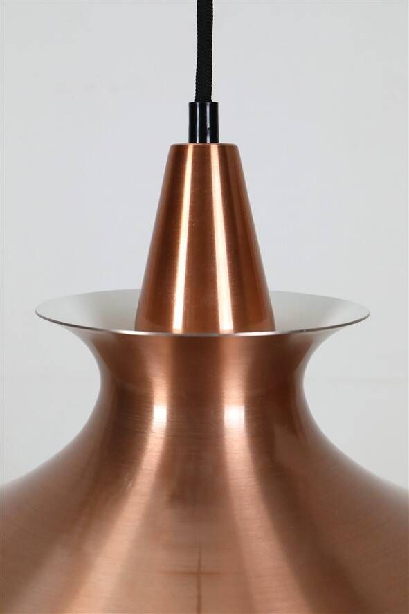 Mid-century pendant lamp / copper / aluminium / Danish modern design / 1960s / 1970s