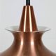 Mid-century pendant lamp / copper / aluminium / Danish modern design / 1960s / 1970s