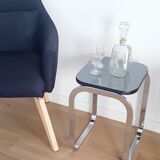 Bauhaus style chrome side table