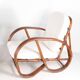 Paire de fauteuils en rotin « bretzels »