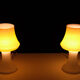Murano Glass Table Lamps Brilliant Leuchten, 1970s