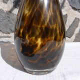 Murano turtleshell glass vase