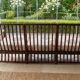 Vintage salon Maison Maugrion in rattan with leather and feather finishes.