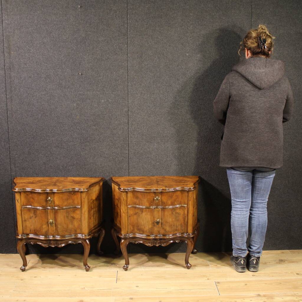 Pair of 20th-century Venetian bedside tables