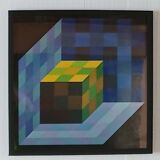 Victor Vasarely after work 1973
