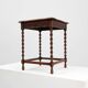 Table d'appoint ancienne en chêne français, vers 1900