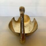 Brass swan pocket tray