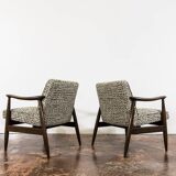 Customizable Pair Of Restored Mid Century Armchairs By Juliusz Kędziorek, 1960s