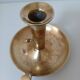 Brass candle holder, cellar rat