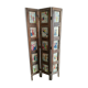 Wooden screen with vintage haute couture images or for photos