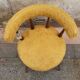 Mustard moumoute armchair