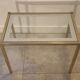 Brass coffee table