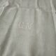 Lot de 6 anciennes serviettes damas broderie monogramme CM