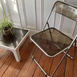 Plexiglass folding chair