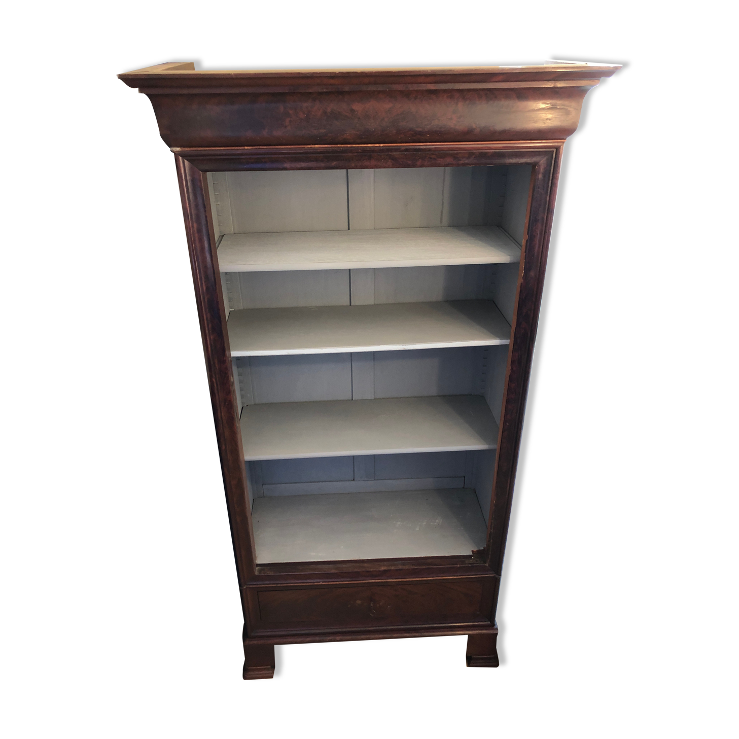 Napoleon III Library in Mahogany