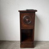 Dudouyt bedside table, oak, 1940.