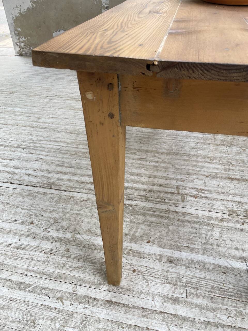 2m pine farm table