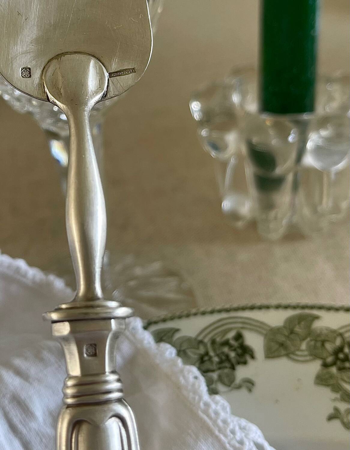 Cristofle petit fours server.