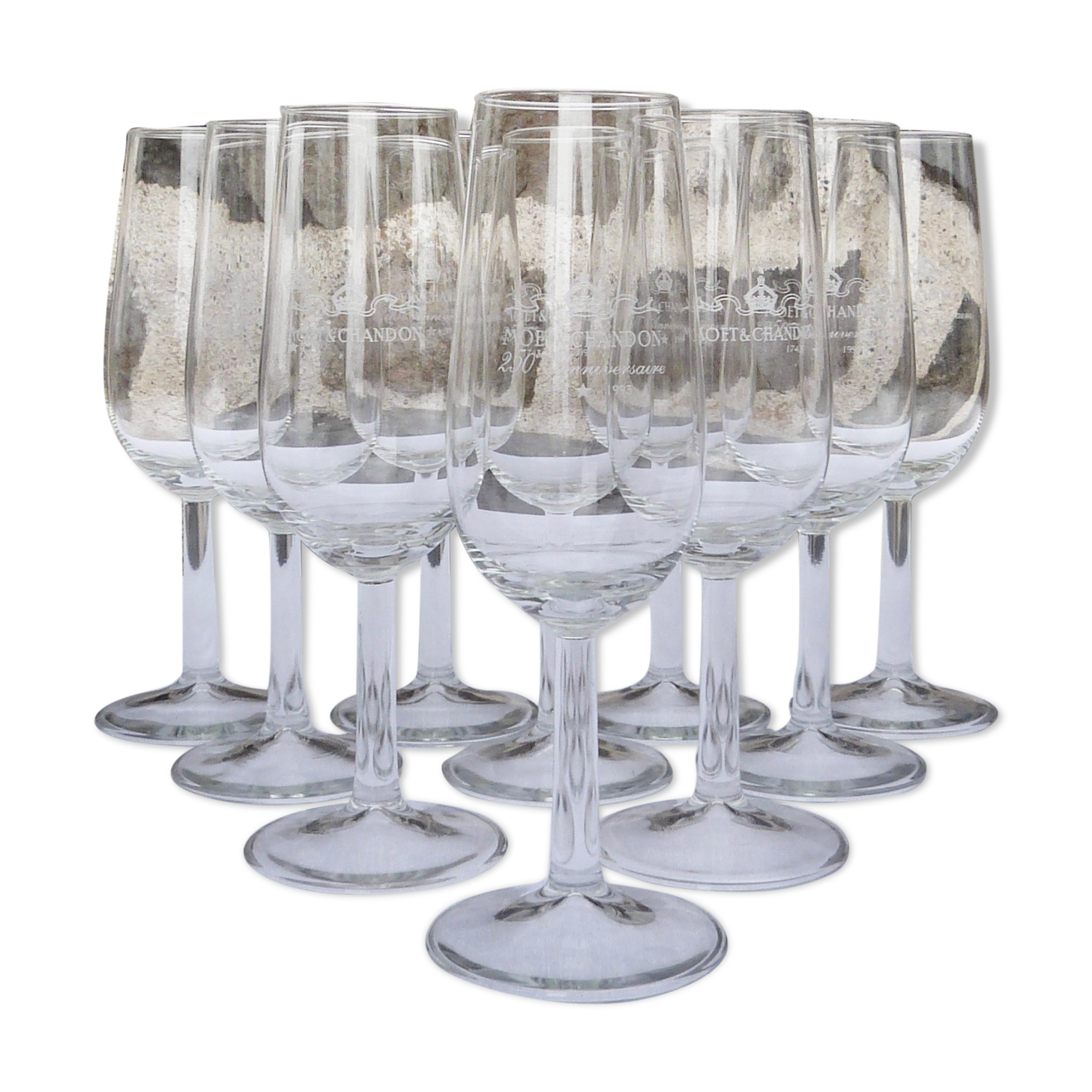 Set de 10 flûtes à champagne Moët & Chandon Selency