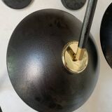 Pair of vintage black wall lights