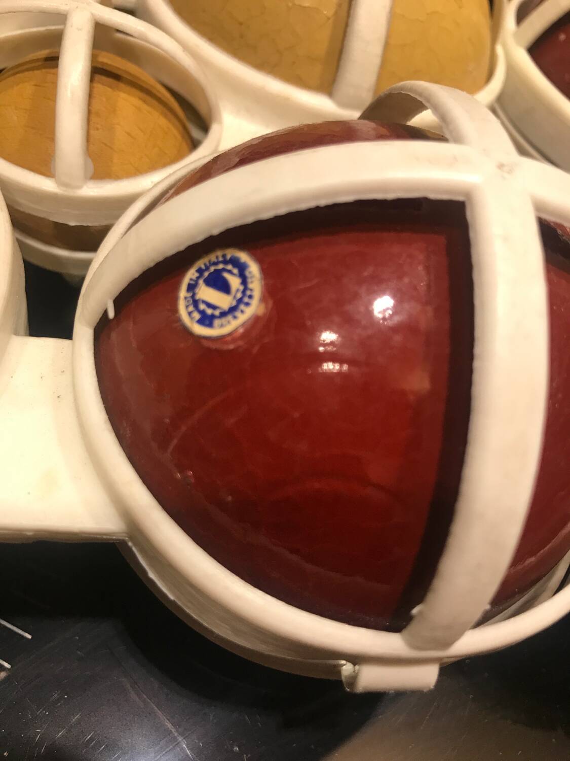 1950s wooden boules game