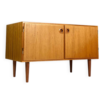 Danish teak lowboard chest of drawers TV HiFi sideboard vintage 70s